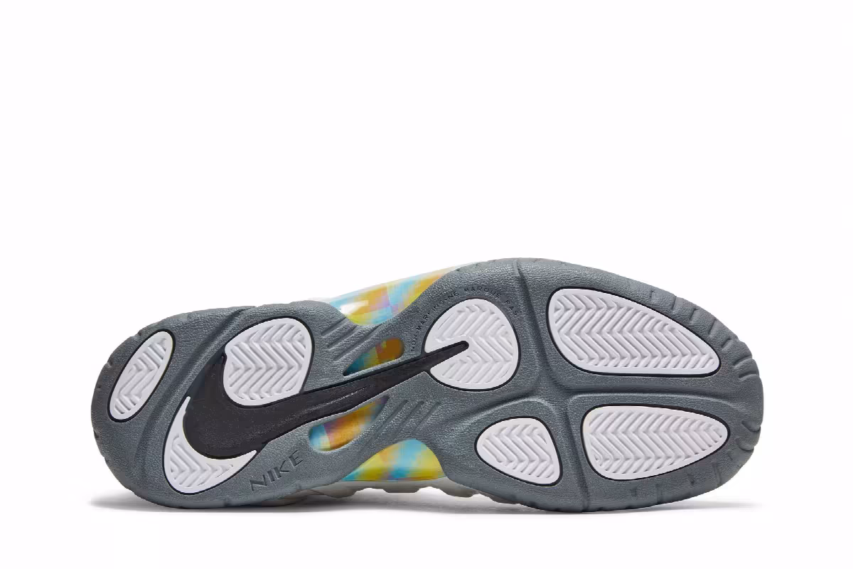 Nike Little Posite One GS Rainbow Pixel, view 5