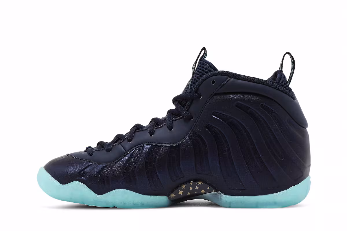 Nike Little Posite One GS Gold Stars, view 4