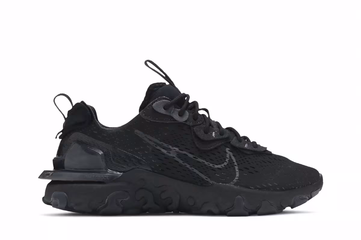 Nike React Vision Triple Black, view 2