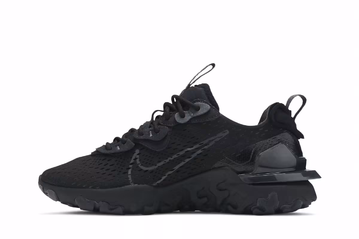 Nike React Vision Triple Black, view 4