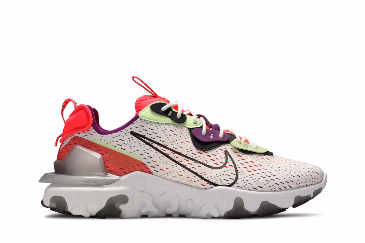 Nike React Vision Barely Volt Pink, view 2