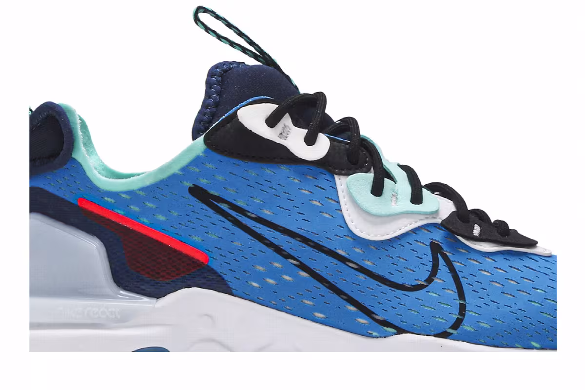 Nike React Vision Photo Blue, view 3