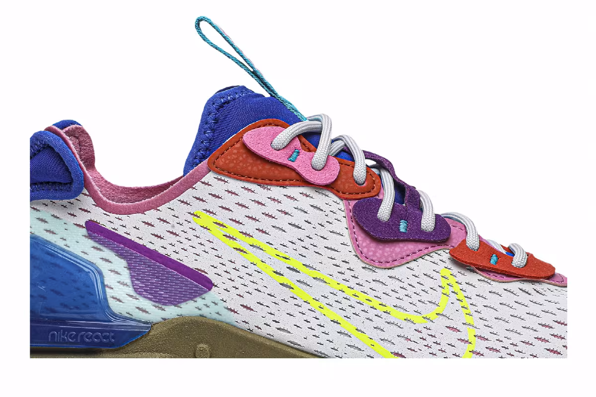 Nike Women's React Vision Lemon Venom, view 3