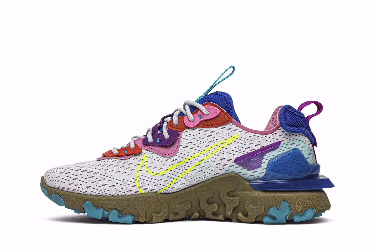 Nike Women's React Vision Lemon Venom, view 4