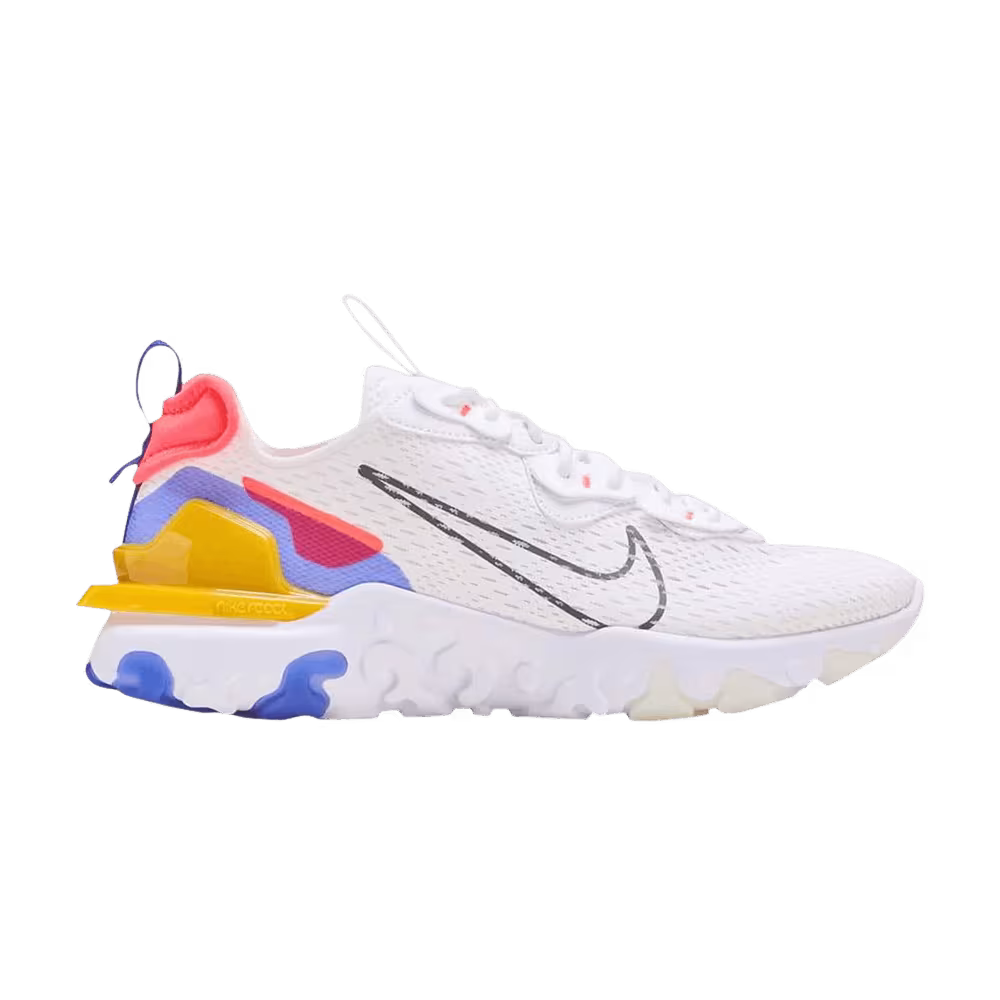 Nike Women's React Vision White Astronomy Blue