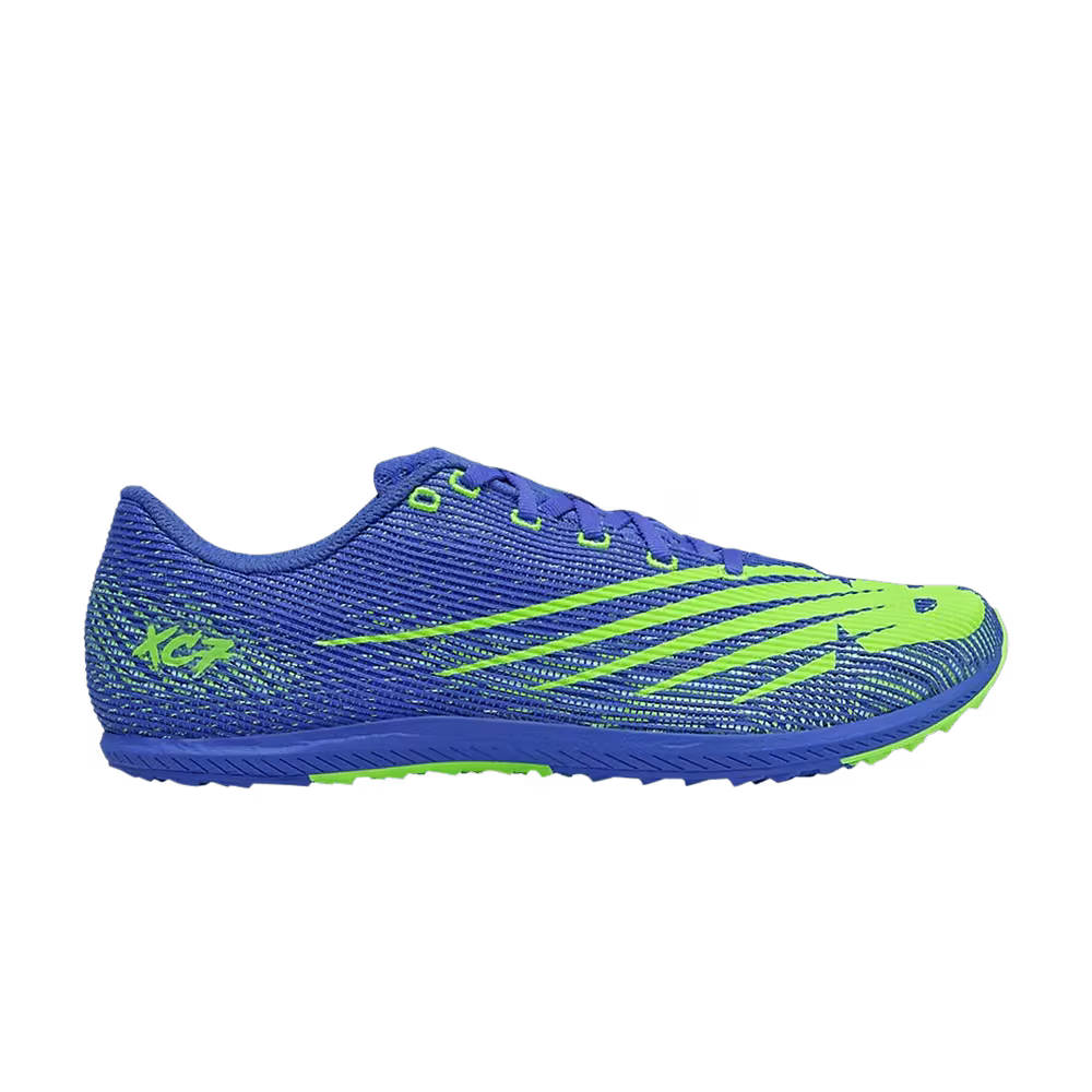 New Balance XC Seven Spikeless v3 Cobalt Blue Lime