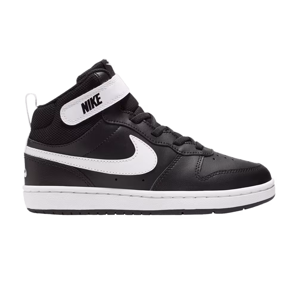 Nike Court Borough Mid 2 PS Black White
