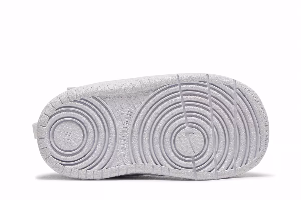 Nike Court Borough Mid 2 TD Triple White, view 5