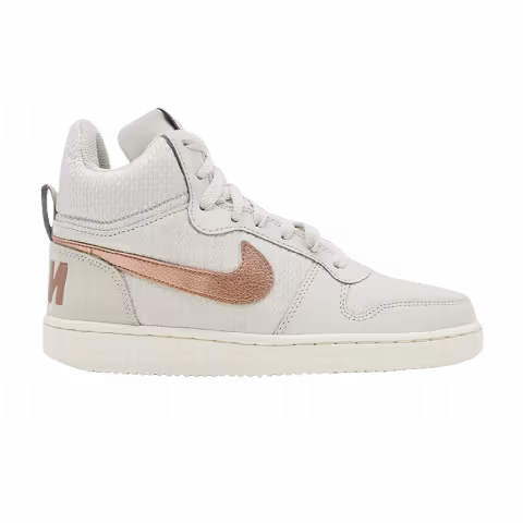 Nike Wmns Court Borough Mid Premium 'Light Bone Metallic Red Bronze'