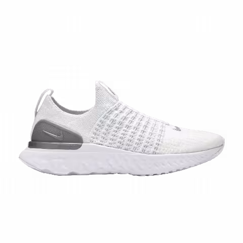 Nike Wmns React Phantom Run Flyknit 2 'True White Silver'