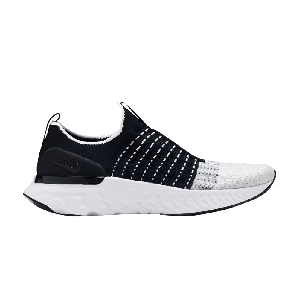 Nike React Phantom Run Flyknit 2 Black White