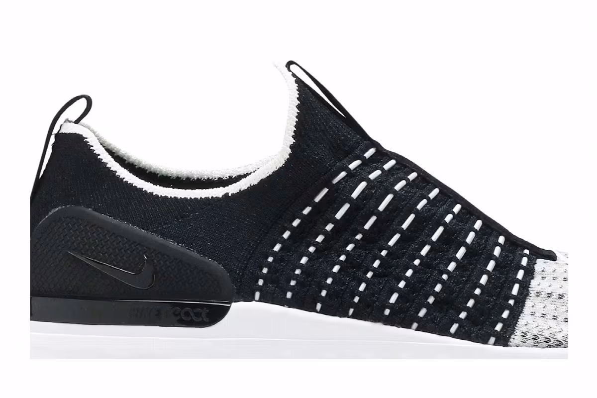 Nike React Phantom Run Flyknit 2 Black White, view 3