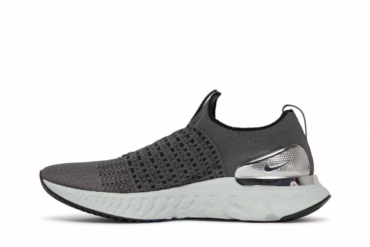 Nike React Phantom Run Flyknit 2 Iron Grey Silver, view 4