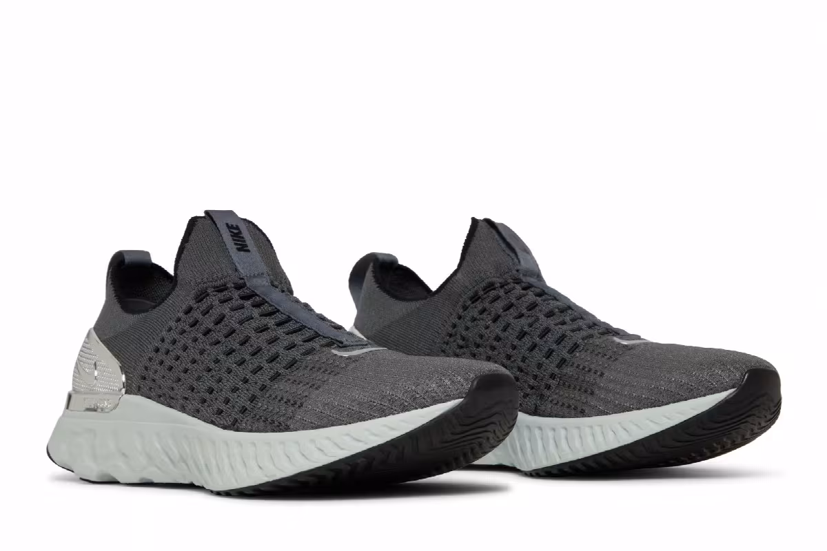Nike React Phantom Run Flyknit 2 Iron Grey Silver, view 9