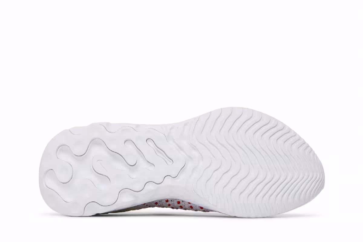 Nike Women's React Phantom Run Flyknit 2 Vast Grey Orange, view 5