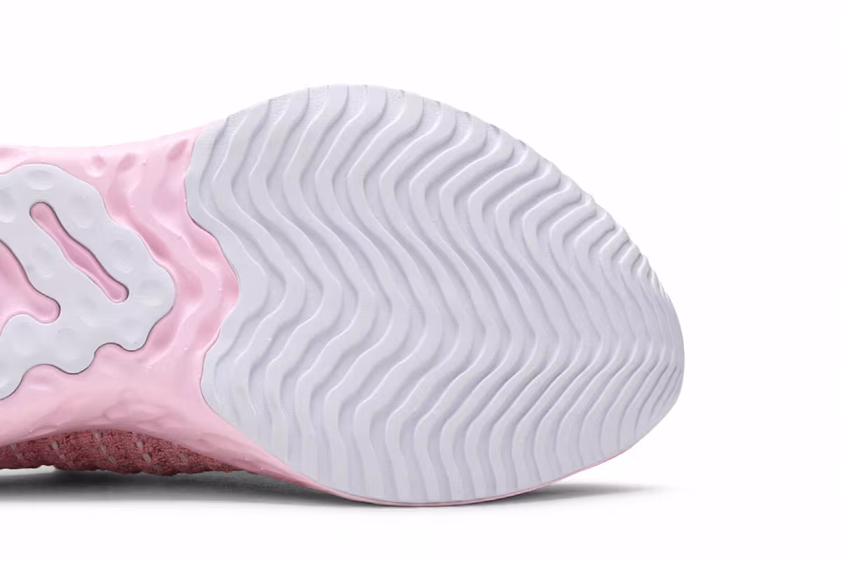 Nike Women's React Phantom Run Flyknit 2 Pink Glaze, view 6