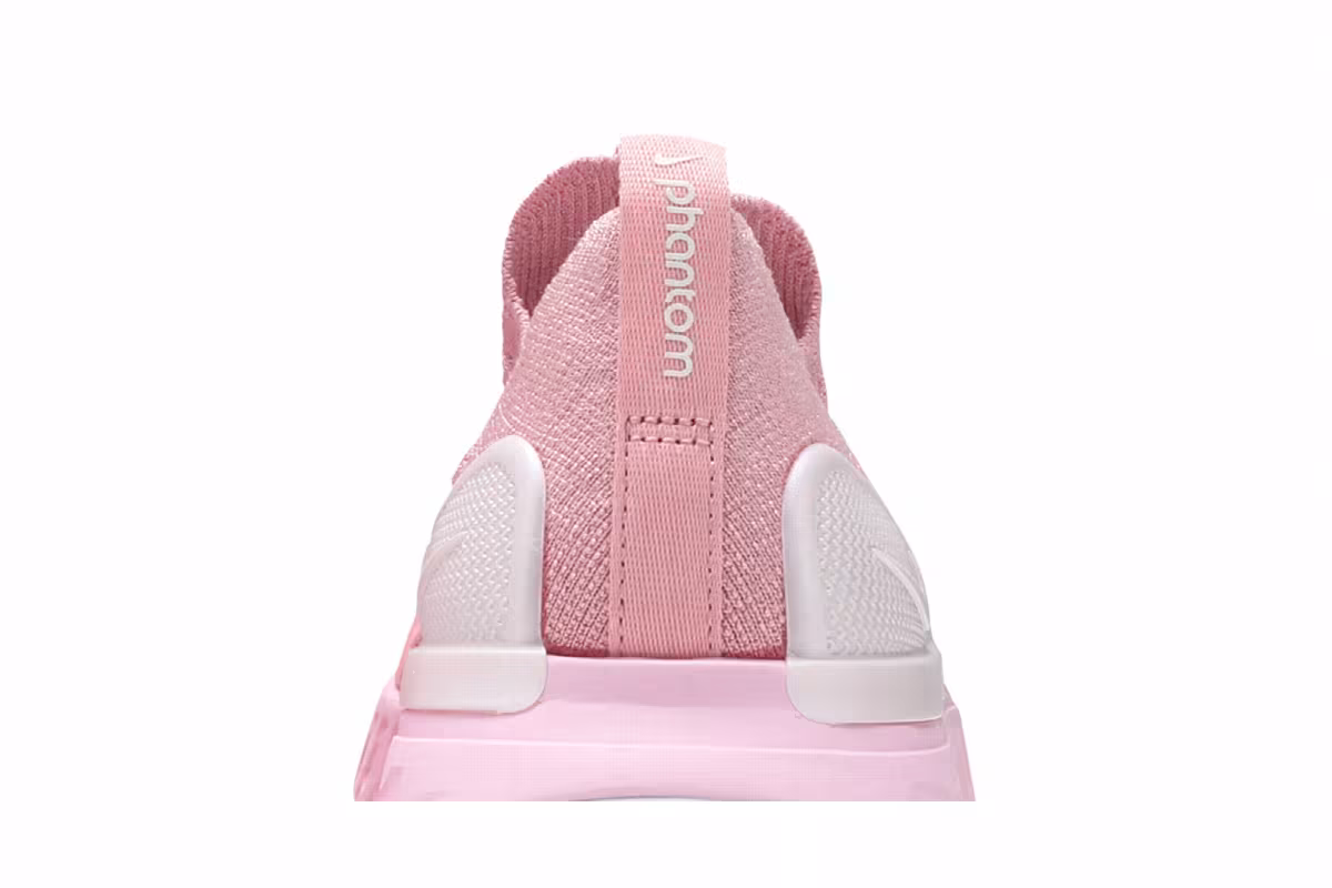 Nike Women's React Phantom Run Flyknit 2 Pink Glaze, view 8