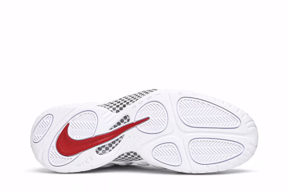 Nike Air Foamposite Pro Chrome White, view 5