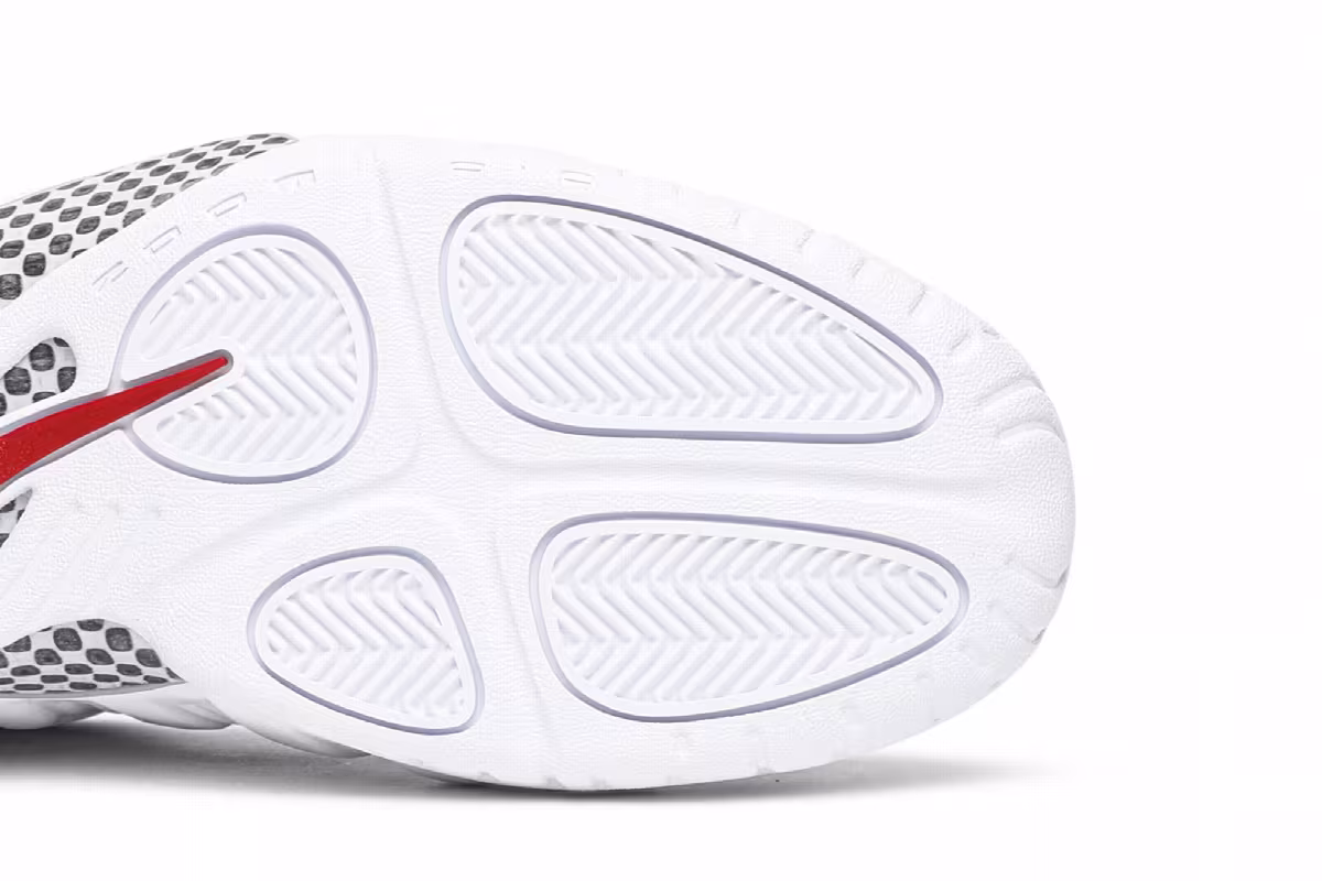 Nike Air Foamposite Pro Chrome White, view 6