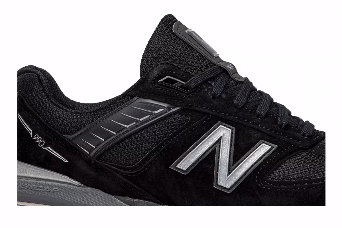 New Balance 990v5 Made In USA Black, view 3