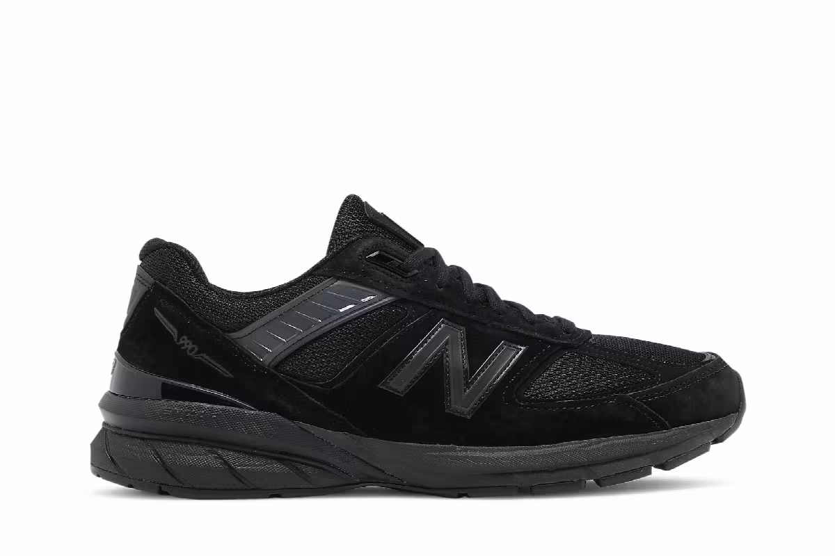 New Balance 990v5 Made in USA Triple Black, view 2