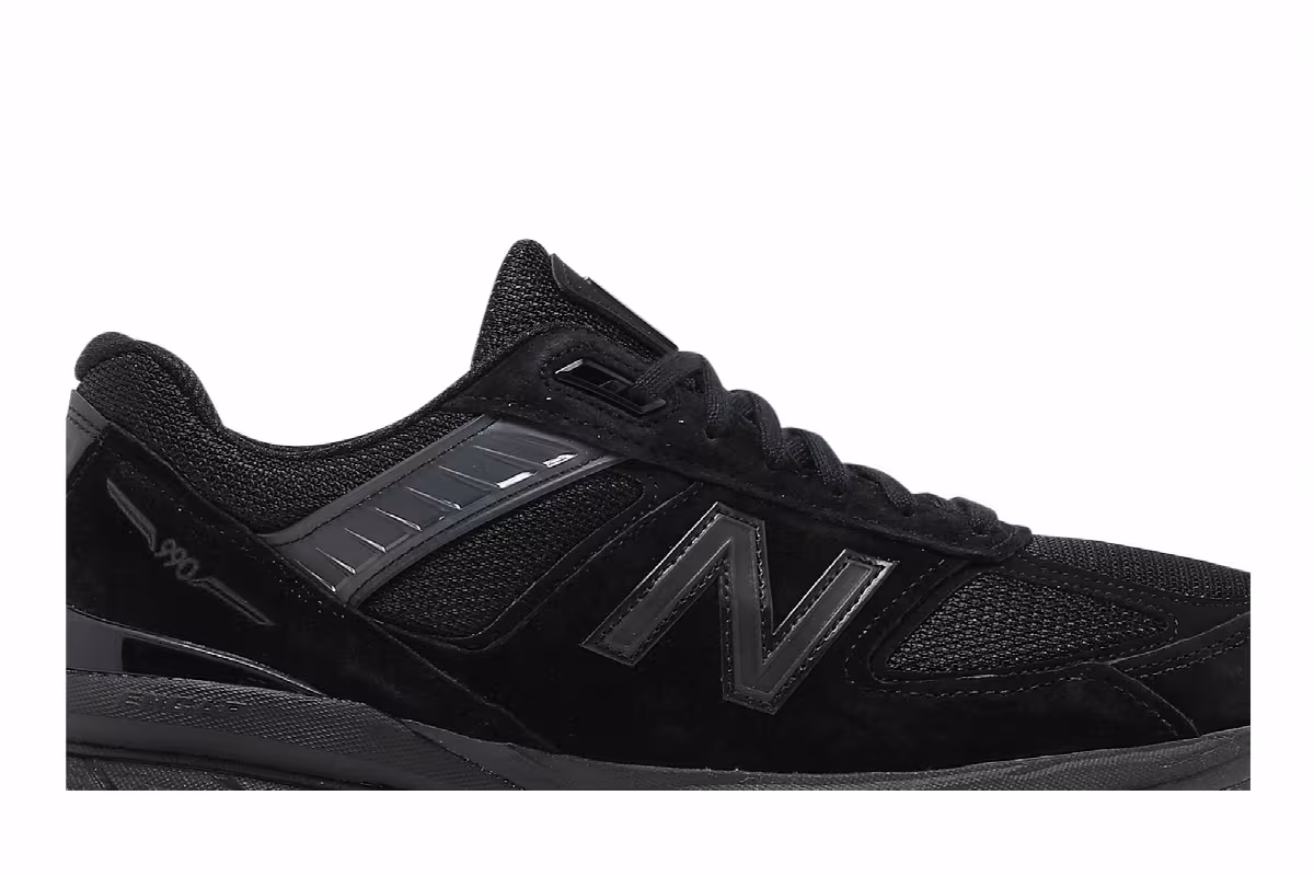 New Balance 990v5 Made in USA Triple Black, view 3