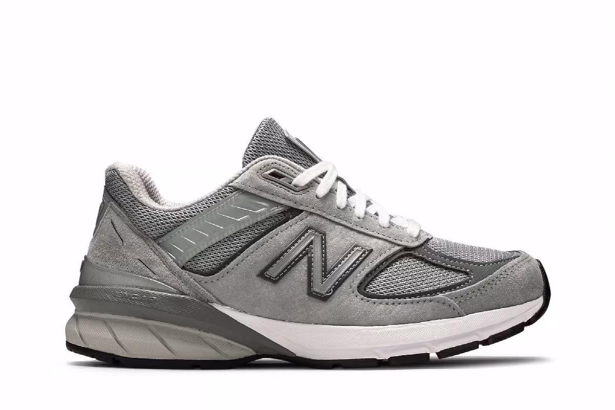 New Balance Women's 990v5 Made In USA Wide Castlerock, view 2