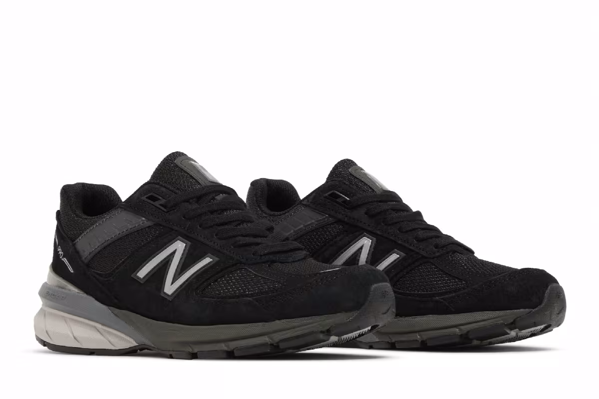 New Balance Women's 990v5 Made In USA Black, view 9