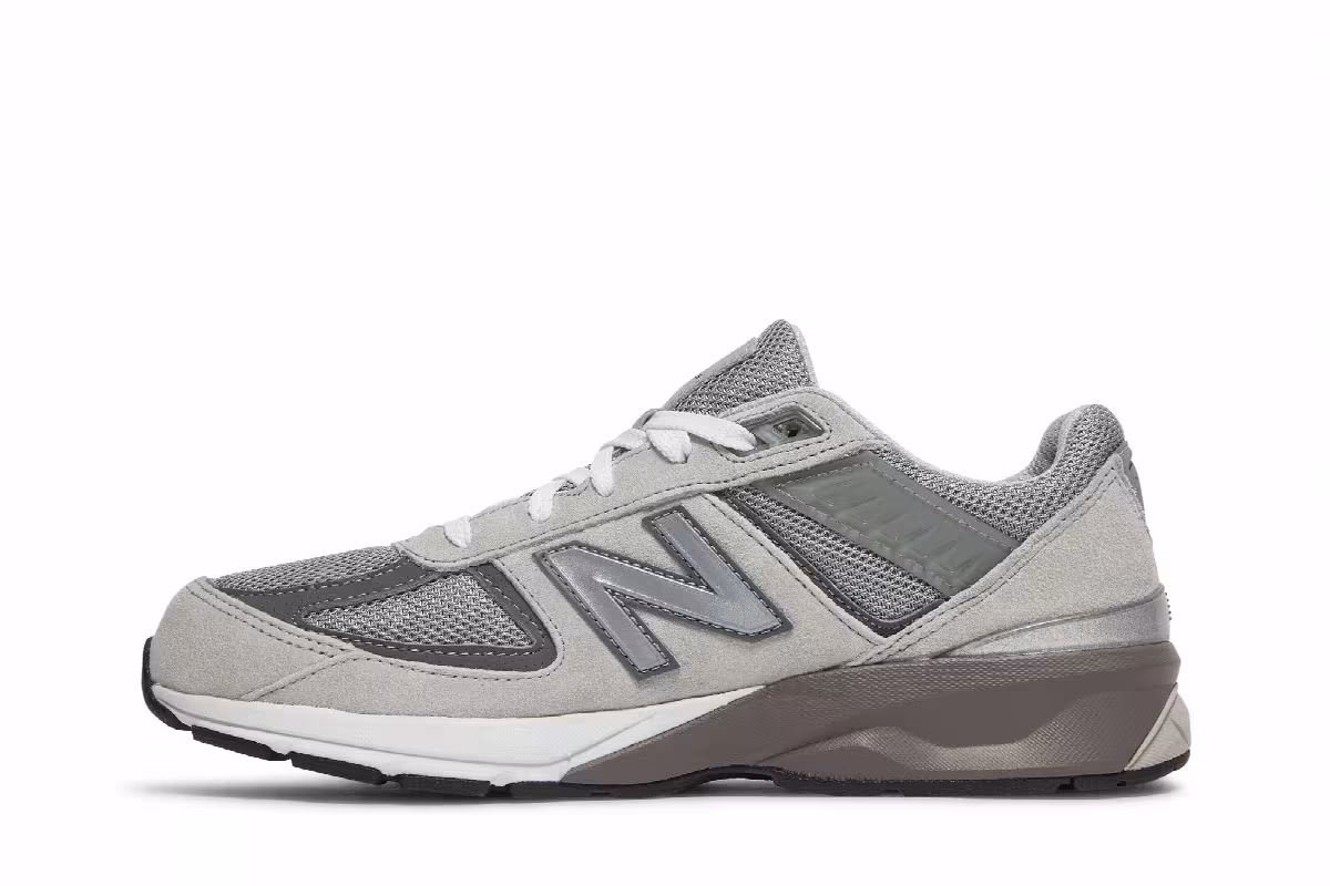 New Balance 990v5 Big Kid Castlerock, view 4