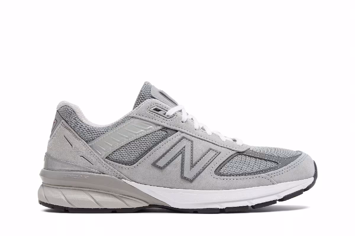 New Balance 990v5 Made in USA B Wide Castlerock, view 2
