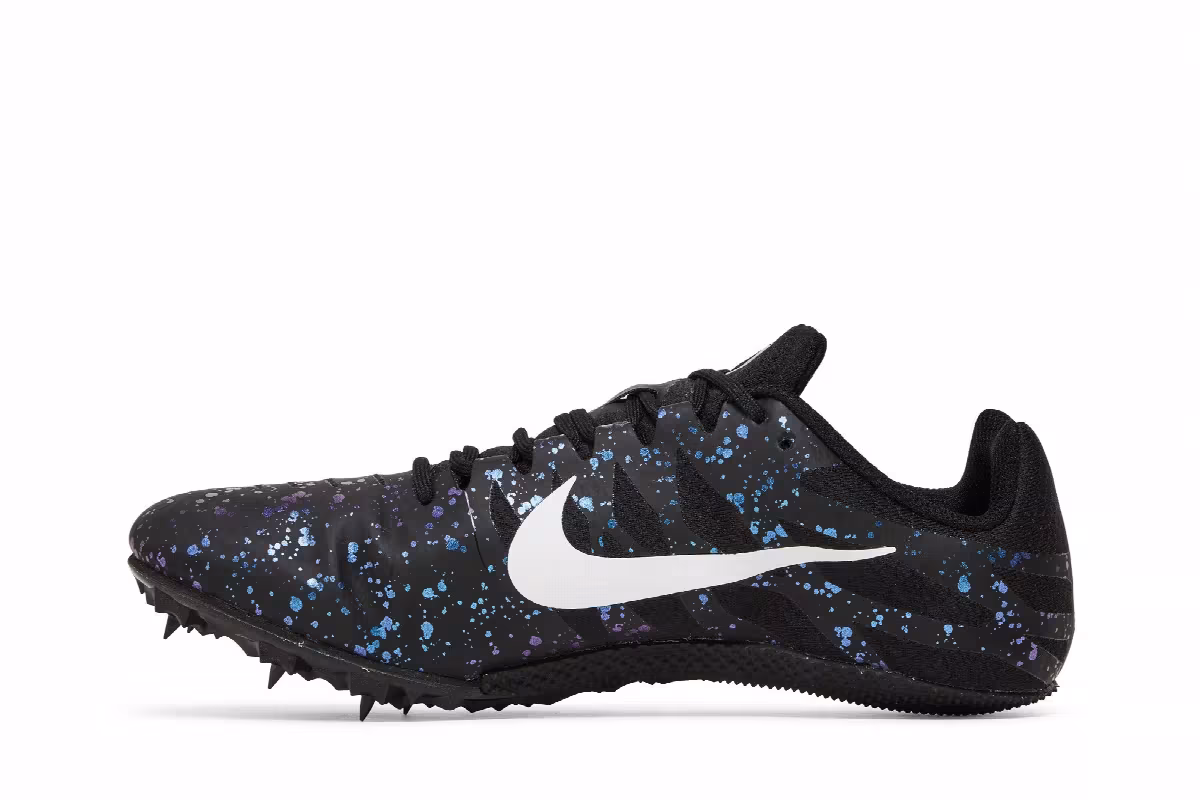 Nike Zoom Rival S 9 Black Indigo Fog Speckled, view 4