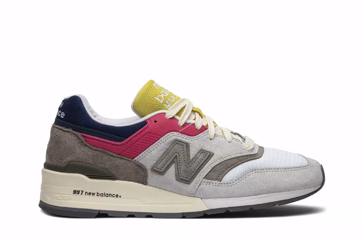 Aimé Leon Dore x New Balance 997 Made in USA Canary Yellow, view 2