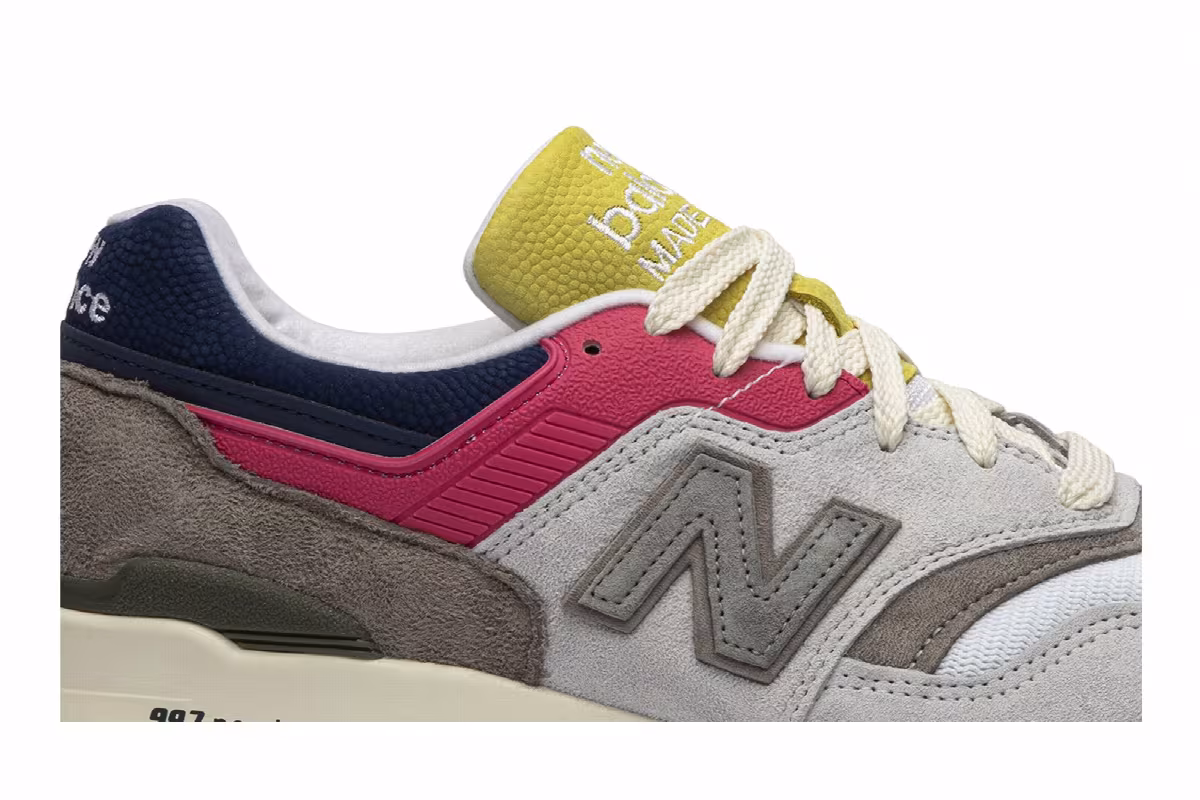 Aimé Leon Dore x New Balance 997 Made in USA Canary Yellow, view 3