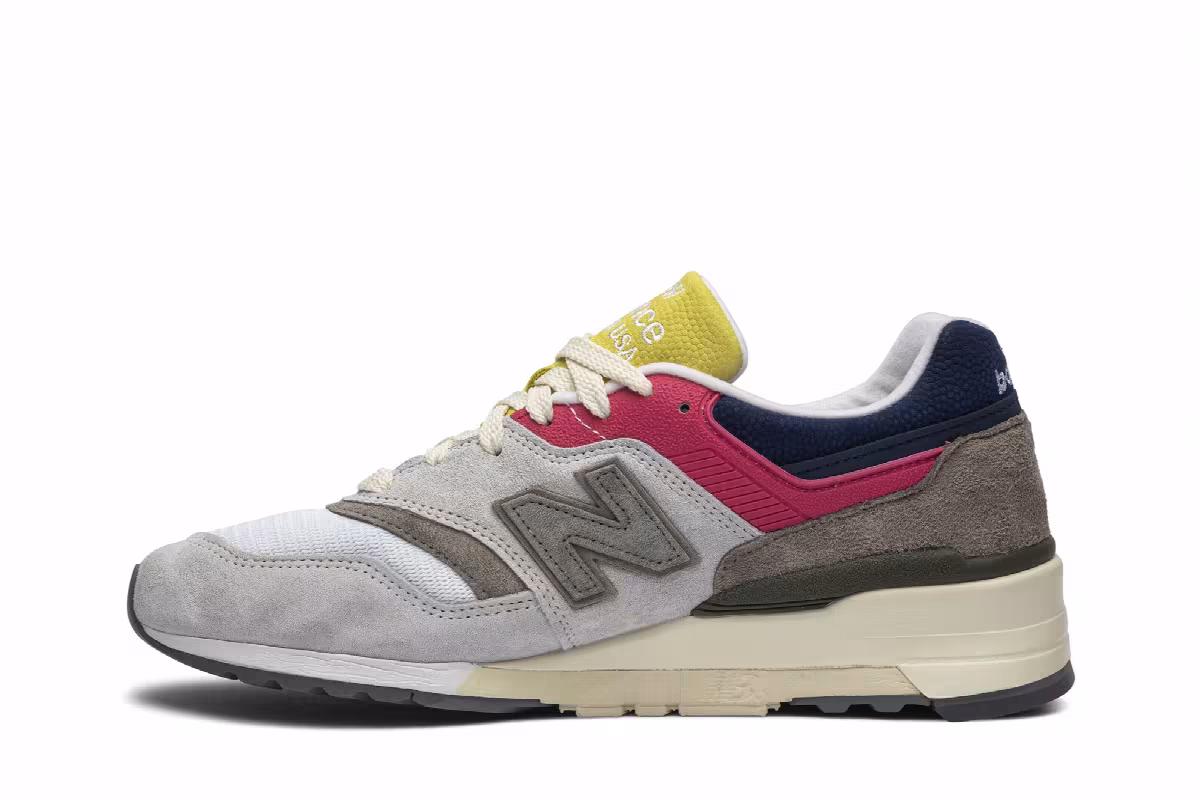 Aimé Leon Dore x New Balance 997 Made in USA Canary Yellow, view 4