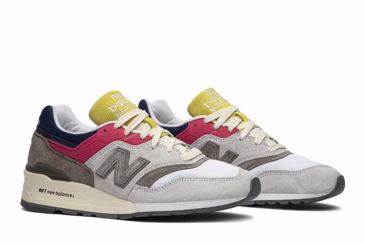 Aimé Leon Dore x New Balance 997 Made in USA Canary Yellow, view 9