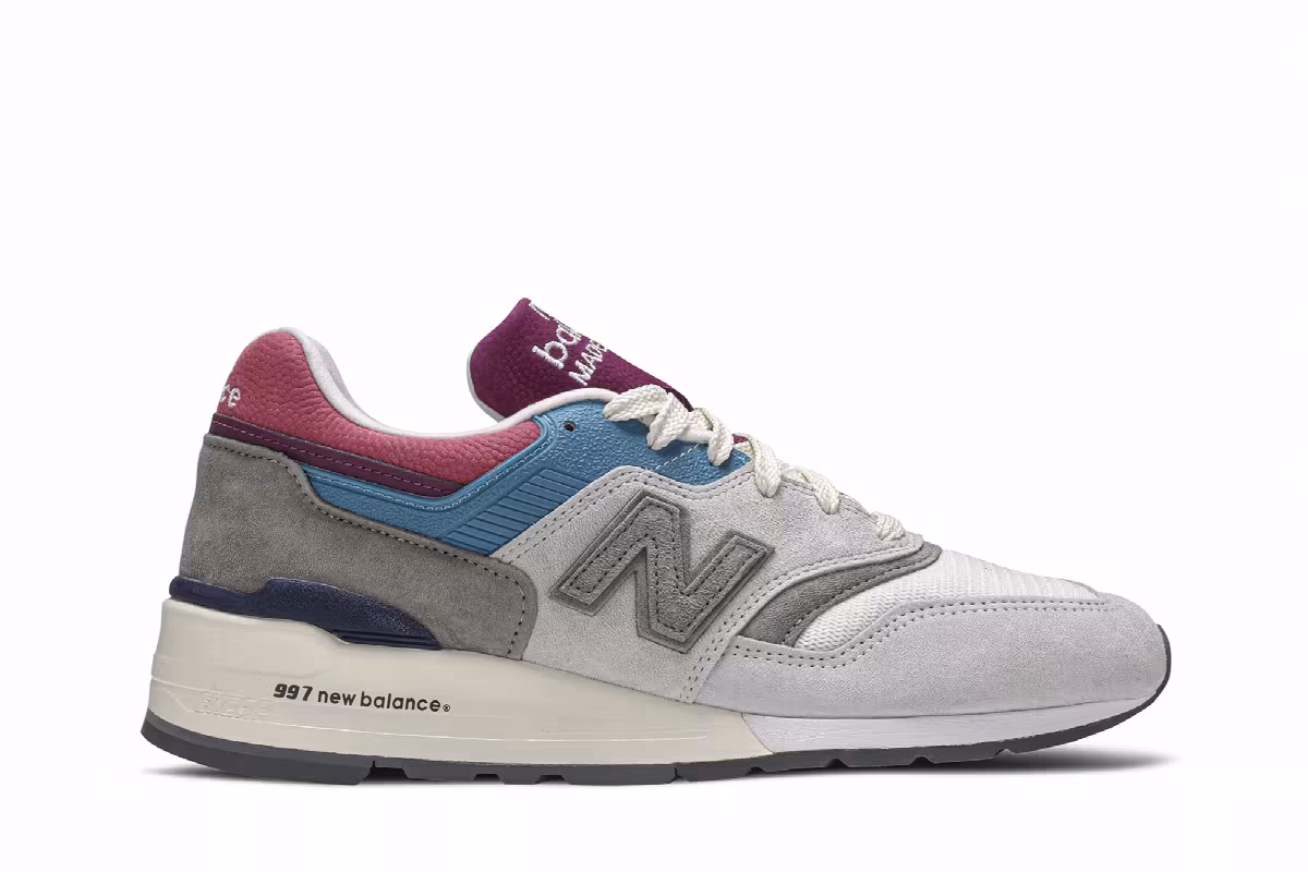 Aimé Leon Dore x New Balance 997 Made in USA Mulberry Purple, view 2