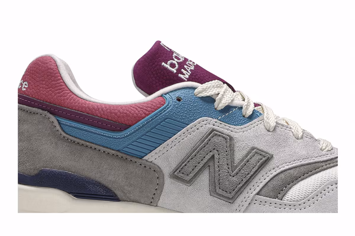 Aimé Leon Dore x New Balance 997 Made in USA Mulberry Purple, view 3