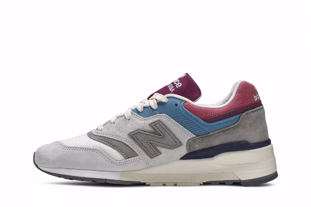 Aimé Leon Dore x New Balance 997 Made in USA Mulberry Purple, view 4