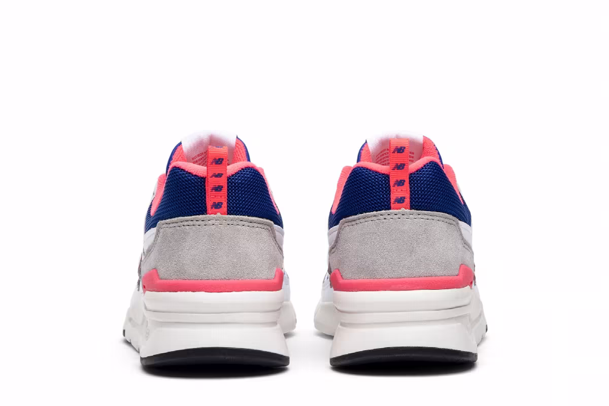 New Balance 997 Wide White Laser Blue, view 7