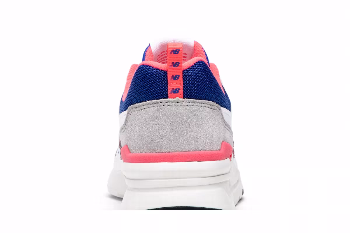 New Balance 997 Wide White Laser Blue, view 8