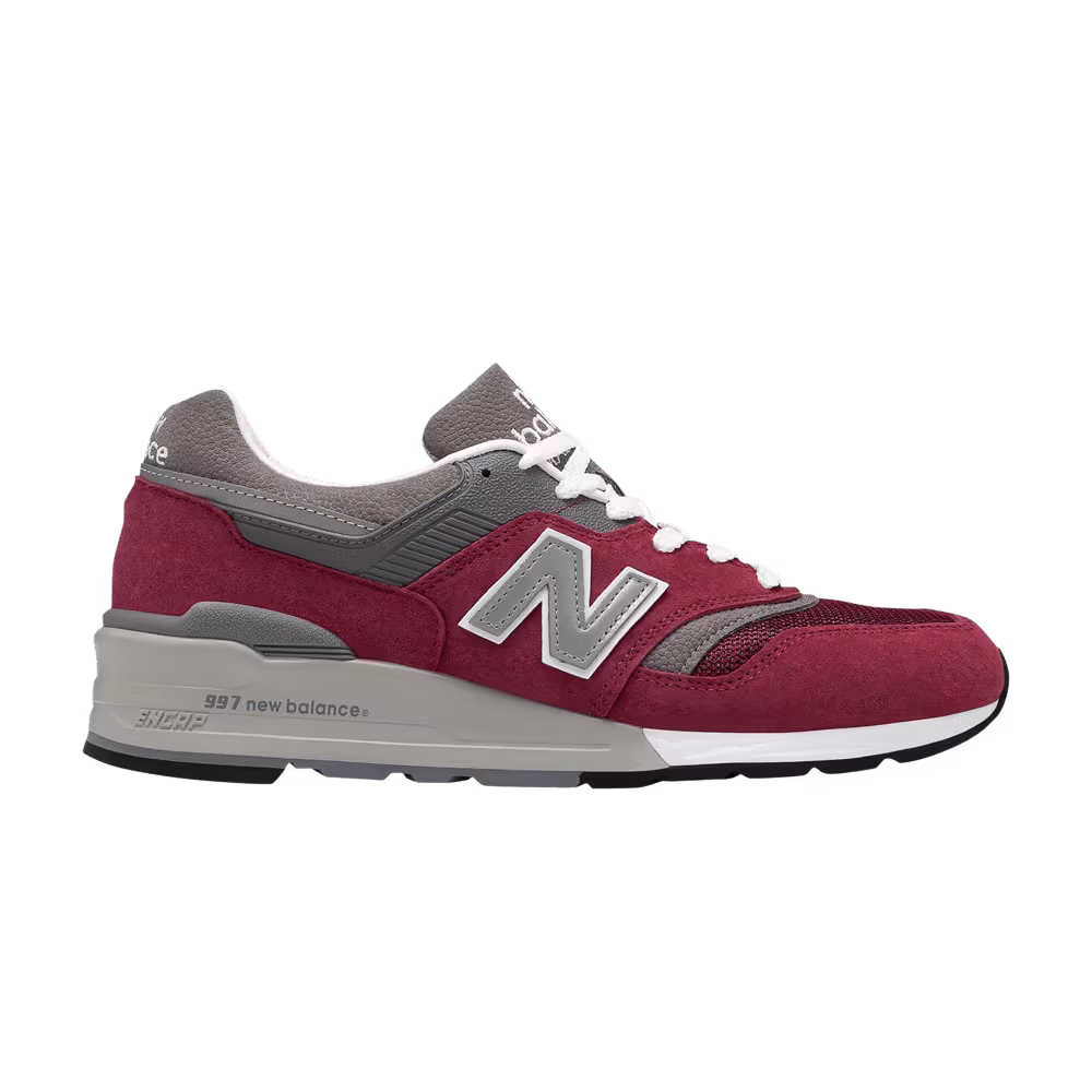 New Balance 997 Made in USA Burgundy Grey