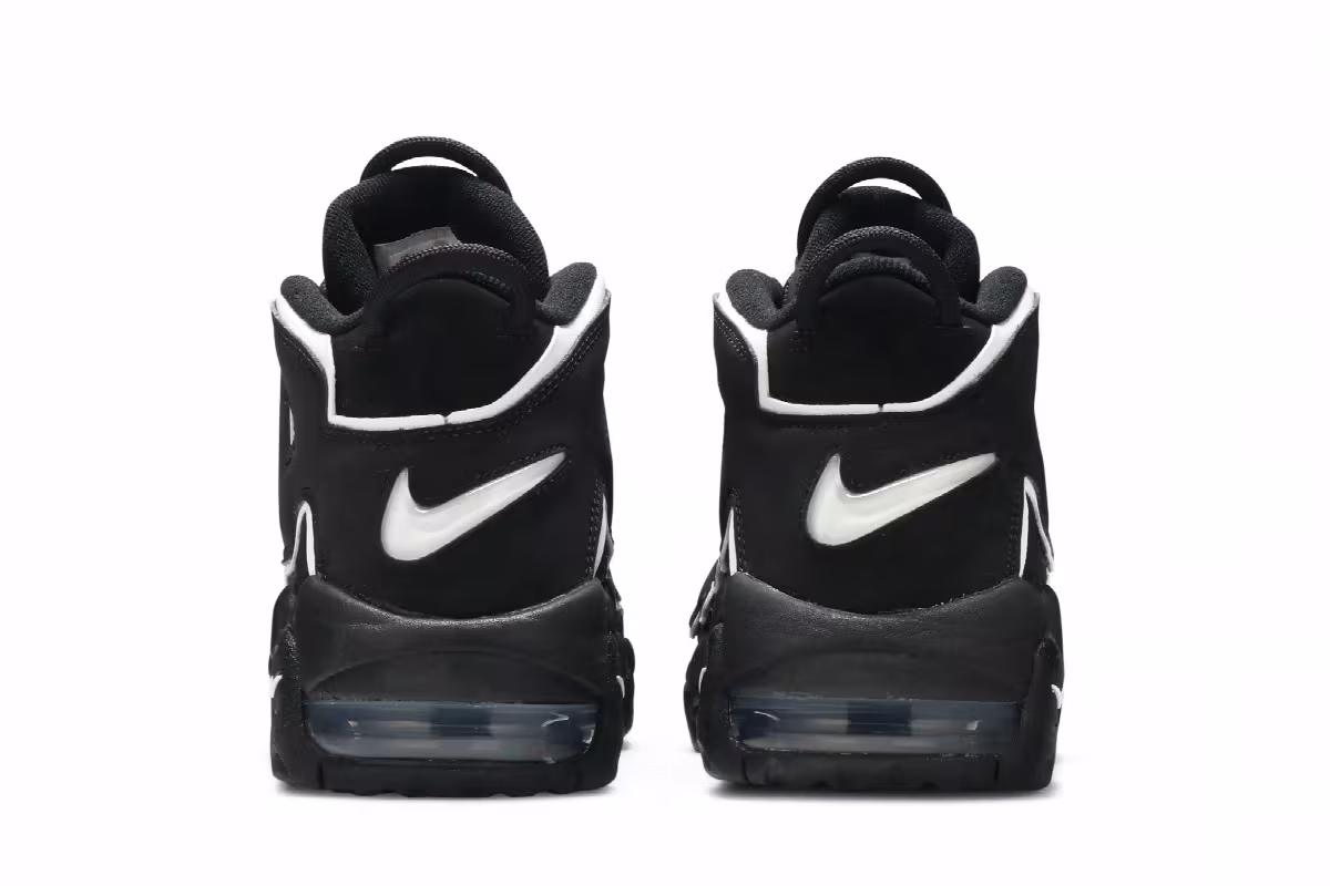Nike Air More Uptempo GS Black 2020, view 7