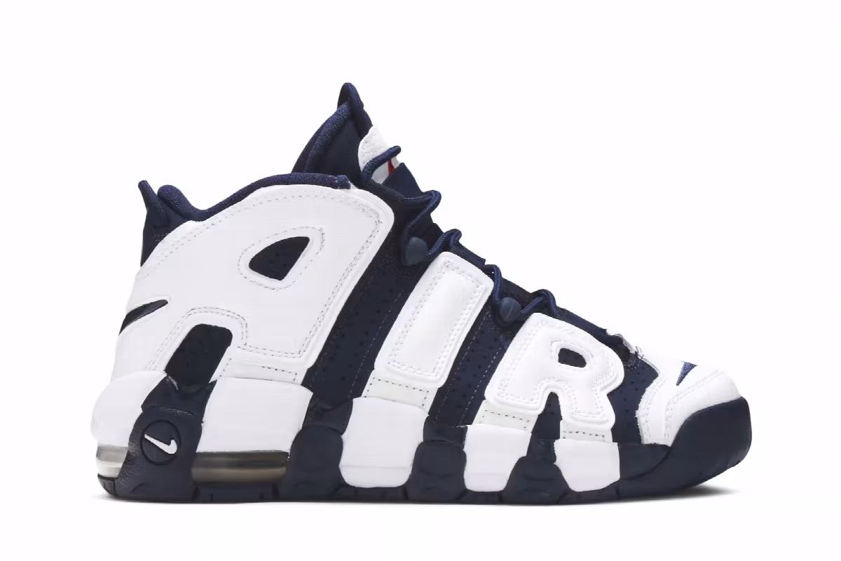 Nike Air More Uptempo GS Olympics 2020, view 2