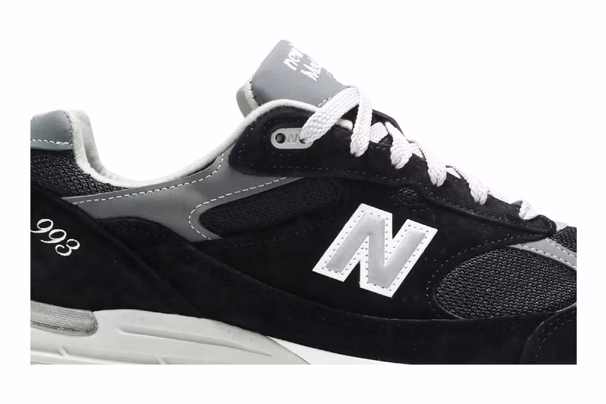 New Balance 993 Made In USA Black White, view 3