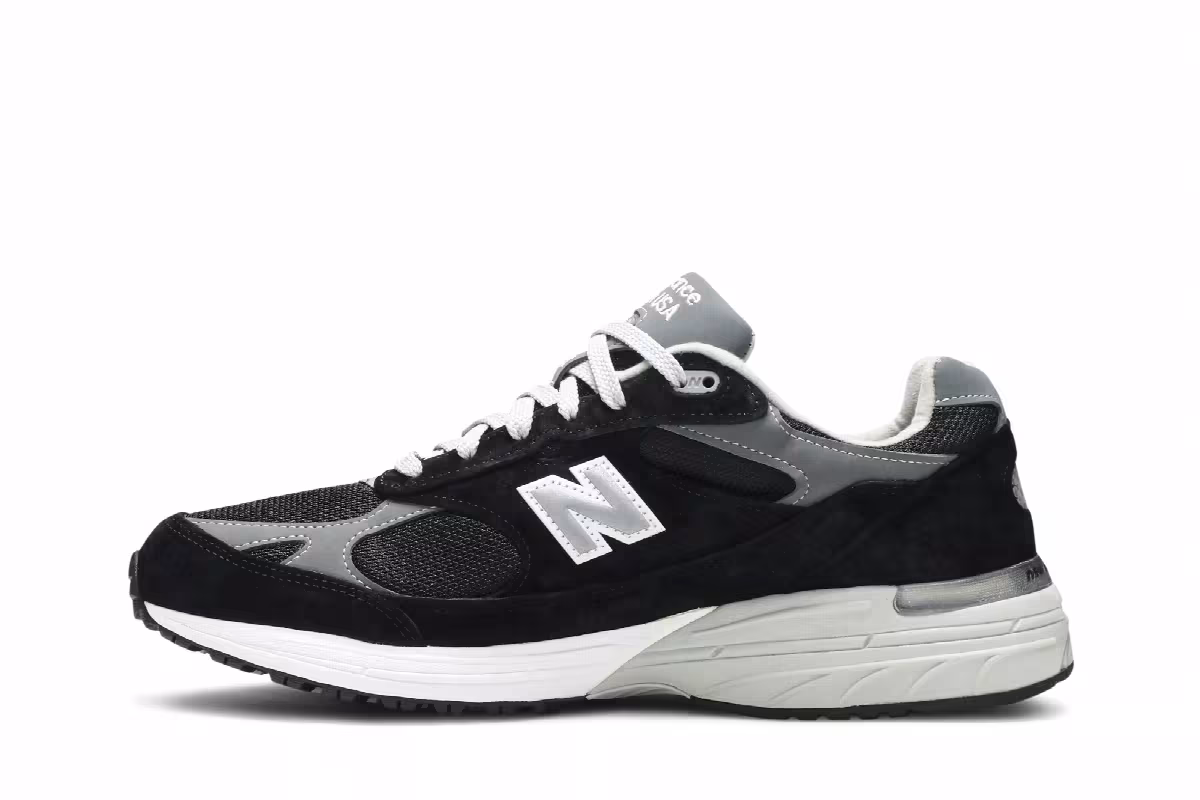 New Balance 993 Made In USA Black White, view 4