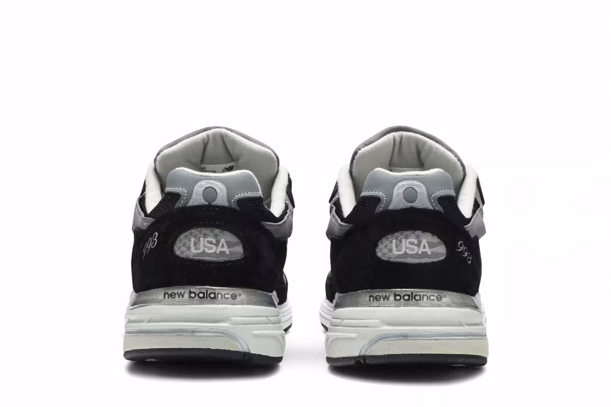 New Balance 993 Made In USA Black White, view 7