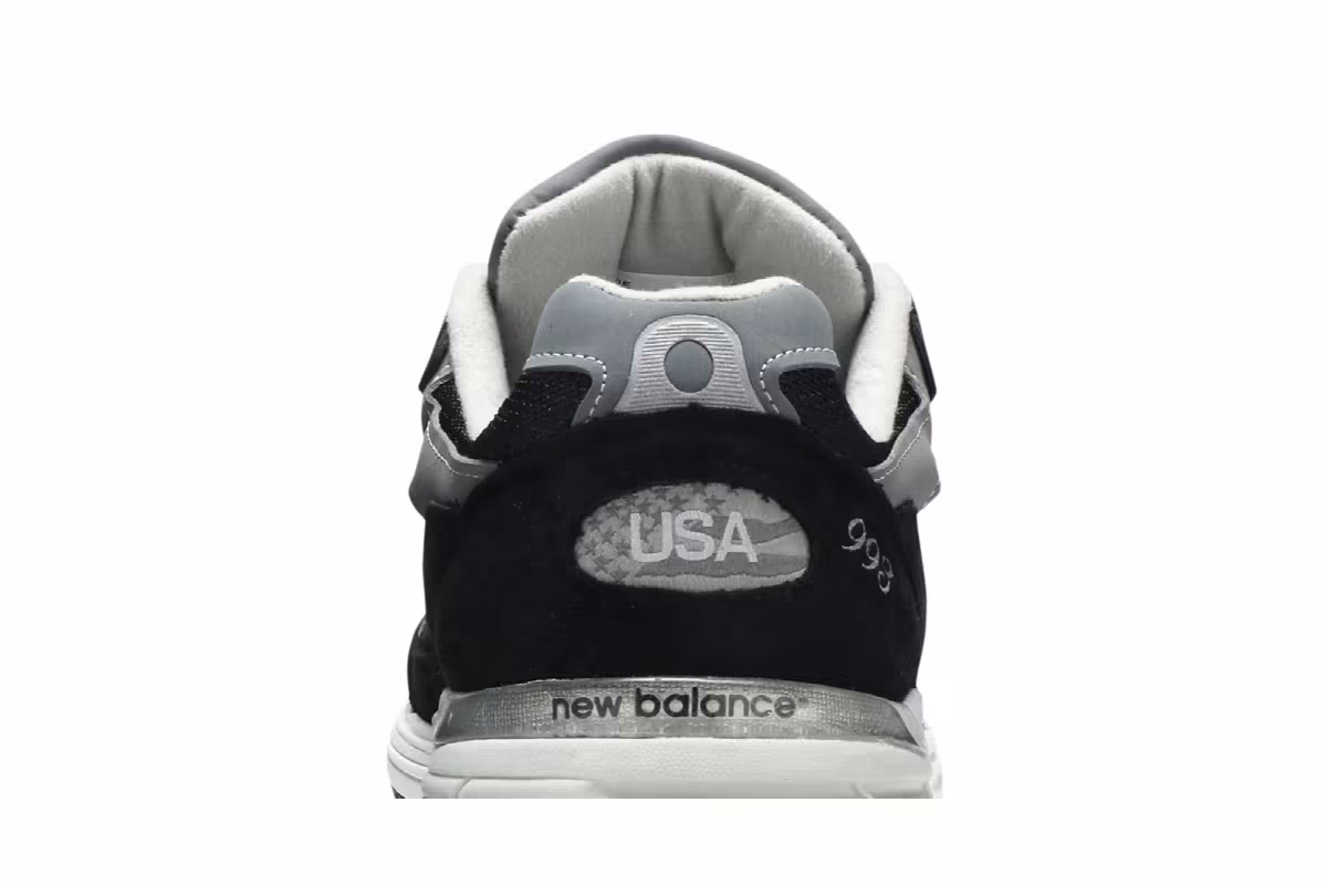 New Balance 993 Made In USA Black White, view 8