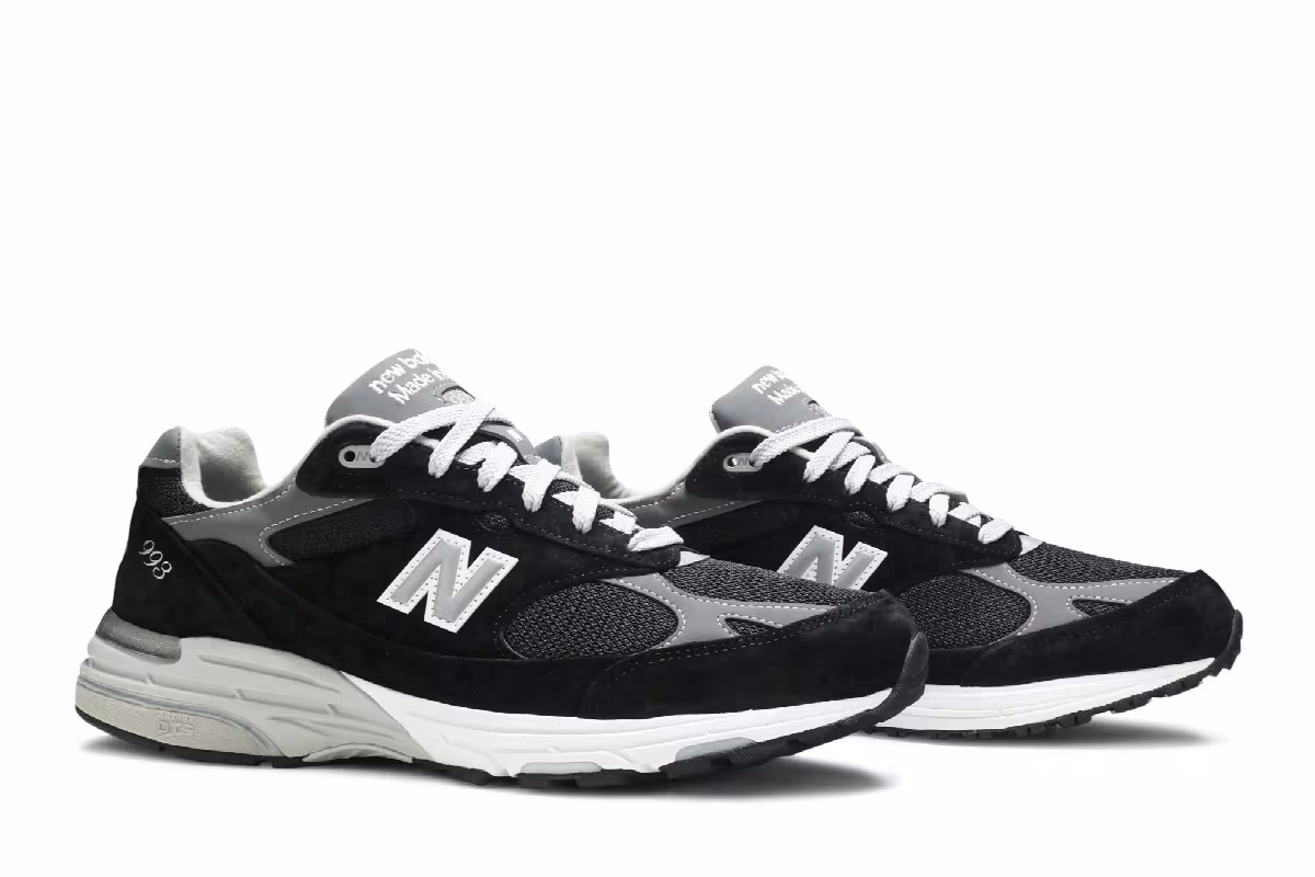 New Balance 993 Made In USA Black White, view 9