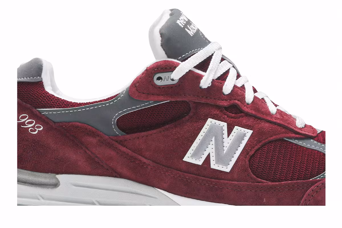 New Balance 993 Made in USA Burgundy, view 3