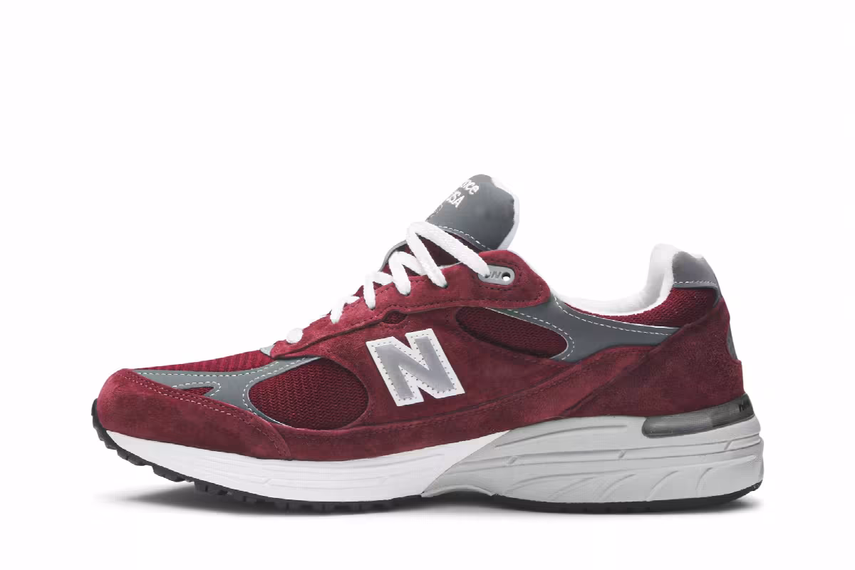 New Balance 993 Made in USA Burgundy, view 4